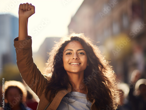 mujer empoderada, independiente, movimiento, feminismo