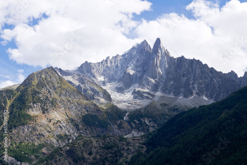 The peaks of Les Drus, Chamonix-Mont-Blanc, France