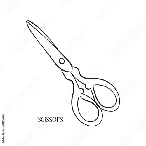scissors vector illustration
