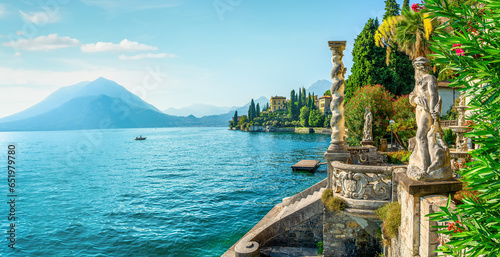 Lake Como from villa