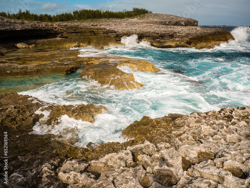 Queens Baths, Eleuthera, Bahamas, Caribbean.