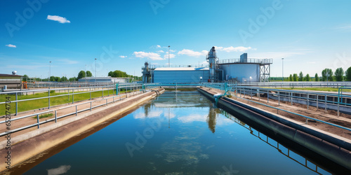 leachate treatment station that treats wastewater