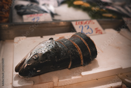Frischer Fisch am Fischmarkt