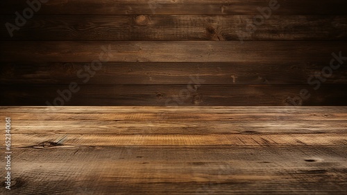 Wooden Tabletop for Rustic Product Showcase Product Presentation