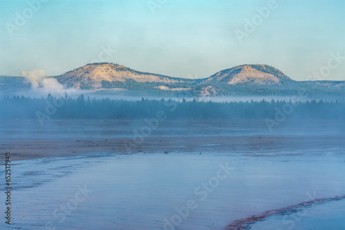 Twin Buttes in Yellowstone National Park