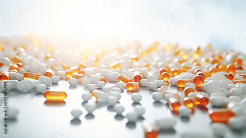 Pharmaceutical Concept Pills Medication and Health, Generative Ai