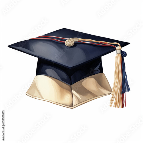 czapka akademicka, część stroju galowego absolwenta.