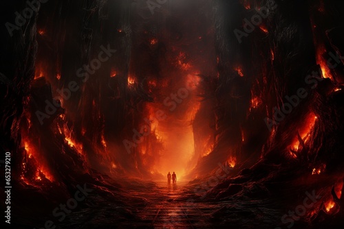 Hell's Gates, Halloween's Inferno Unleashed, Demonic Portals to a Realm of Fire, Torture, and Unrelenting Darkness