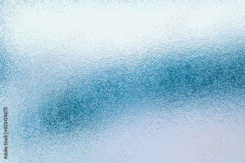 Frosted blue glass texture background