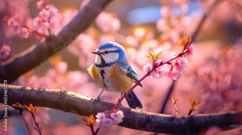 a bird on a branch of a tree