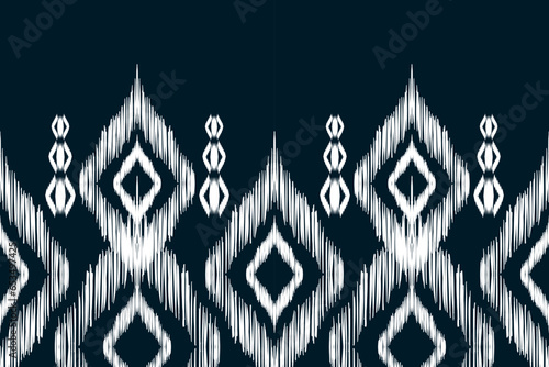 Seamless fabric pattern with traditional ornaments Design for backgrounds, carpets, wallpapers, clothes, wraps, batik, fabrics.