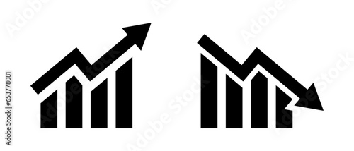 Growing and declining graph