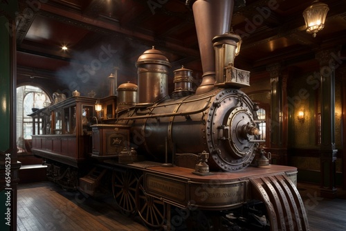 Victorian-inspired, steam-powered aesthetics. Generative AI