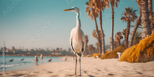 Egret birds Generative Ai