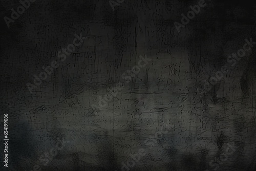 abstract black rough grunge texture, horror theme background for scary poster design, Generative AI