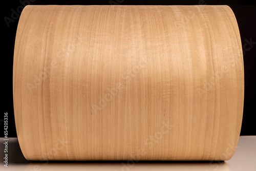 roll of tanganika wood veneer