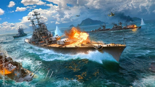 "Unleash the Fury of the Seas! 🌊⚓️ #BattleshipBravado"