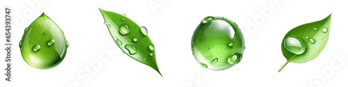 Dew clipart collection, vector, icons isolated on transparent background