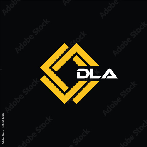 DLA letter design for logo and icon.DLA typography for technology, business and real estate brand.DLA monogram logo. 