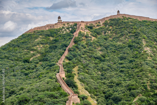 Jaigarh Fort, overlooking the Amer Fort in Jaipur, India
