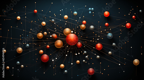 colorful network graph illustration