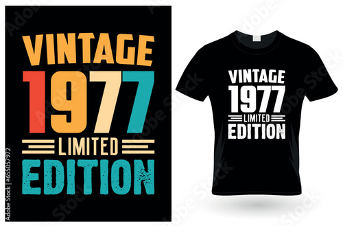 Vintage 1977 Limited Edition T-shirt