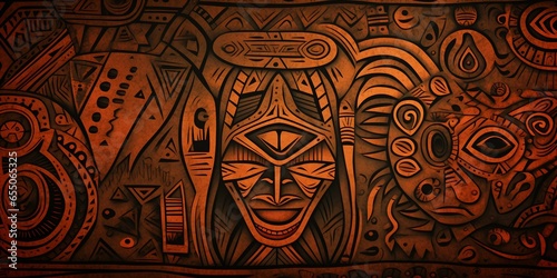 african tribal pattern background