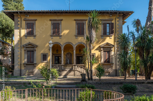 The ancient Villa Crastan intended for public cultural activities, Pontedera, Italy