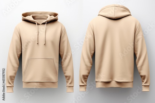 Beige Hoodie Template With Clipping Path, Ideal For Design Mockups Mockup . Сoncept Hoodie Mockup, Beige Hoodie Template, Design Mockups, Clipping Path
