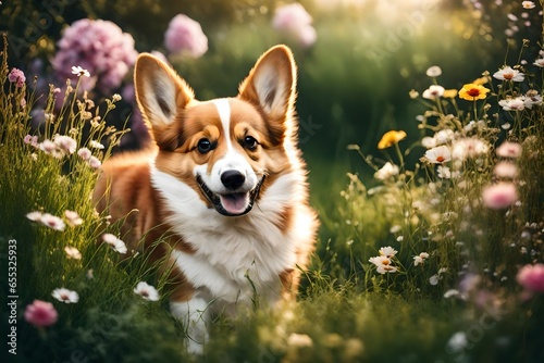 chihuahua dog in the grass 4k HD quality photo. 