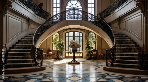 Luxury interior of the Grand Palais, Paris, France