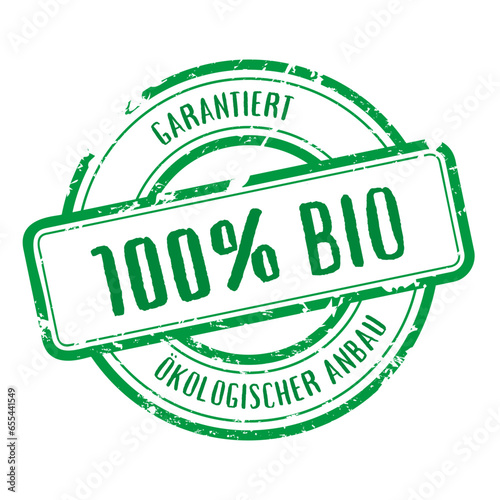 stempel gruen grantiert 100% bio oekologischer Anbau