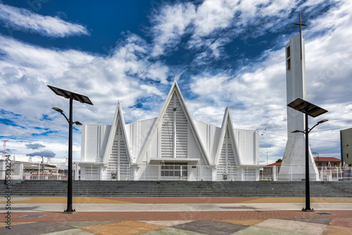 Iglesia Inmaculada Concepcion de Maria in the Central Plaza of Liberia, cathedral church in Costa Rica