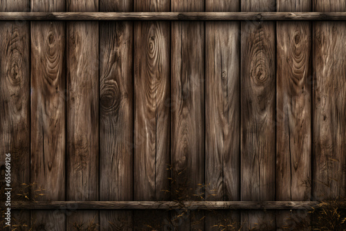 Photo background with wooden fence