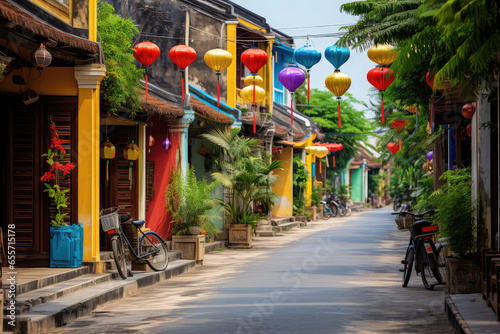 Hoi An ancient town which is a very famous destination for tourists.