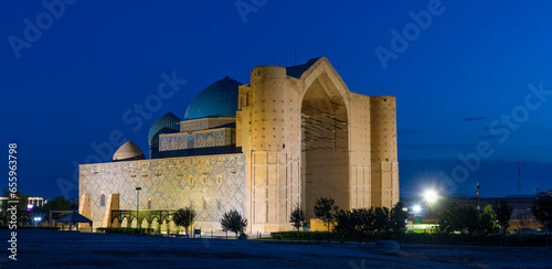 Mausoleum of Khoja Ahmed Yasawi is a mausoleum on the grave of the Turkic poet and founder of the Sufi order Yassawi Khoja Ahmed Yasawi, who lived in the city of Turkestan 
