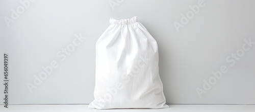 white laundry bag for guests