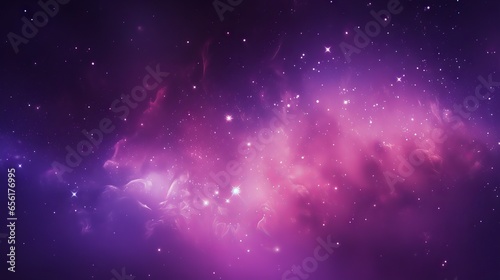 Blurred violet sky with pink light effects: a cosmic abstract background for romantic space banners