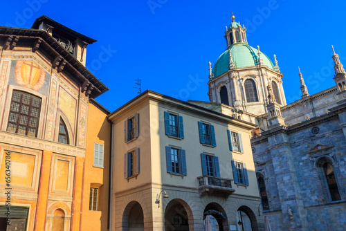 Cathedral of Santa Maria Assunta, better known as Como Cathedral in Como, Lombardy, Italy