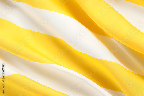 yellow and white striped fabric texture background
