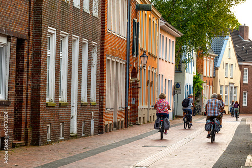 Leer, Ostfriesland, historic buildings, city