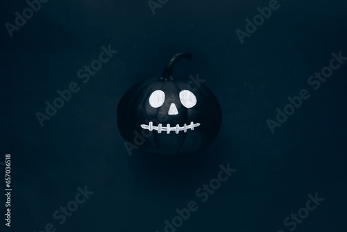 Black Jack o Lantern bumkin on black background