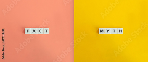 Fact vs Myth Concept Image.