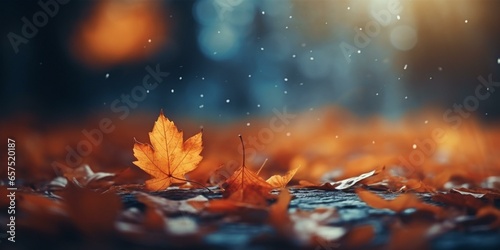 autumn fall leaves background cinematic