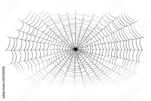 spider web Halloween isolated on white