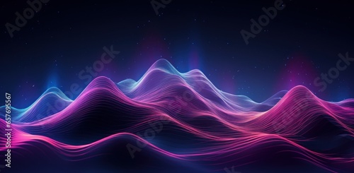 Abstract vector background springs to life with dynamic particles creating a futuristic wave. This illustration captures movement and the intricacies of modern design, making it a vivid representation