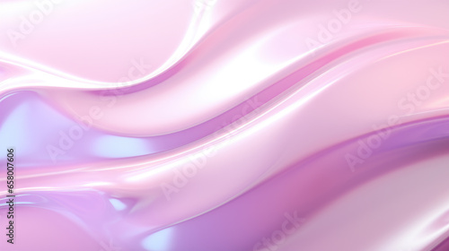 Light Pink Smooth Liquid Wave Silk Abstract Background, Generative AI