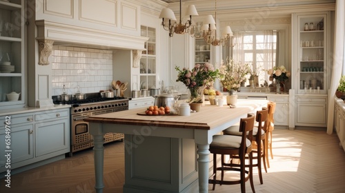 A classic kitchen interior.