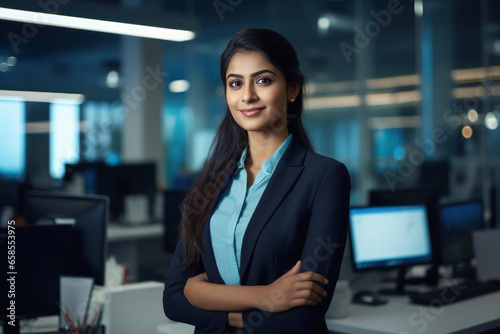 Young indian businesswoman or corporate employee