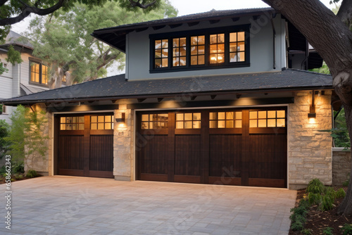 Solid Wood Garage Doors With Windows